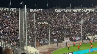 PAOK fans are insane (PAOK Gate 4 Show)