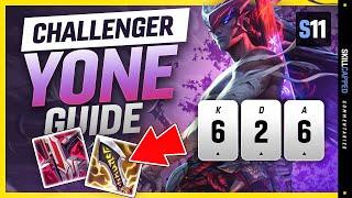 CHALLENGER Yone Guide - Learn How to HARD CARRY w/ Yone in Season 11