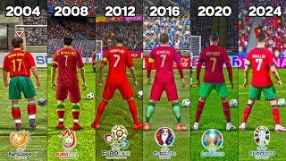 CRISTIANO RONALDO Free Kicks | UEFA Euro From 2004 to 2024