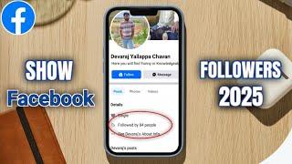 How to Show Followers on Facebook 2025 | Facebook Follower Setting 2025