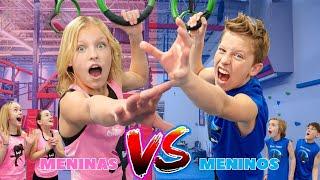 Super Ninja DESAFIO! Meninas vs Meninos | Desafio Divertido para Crianças