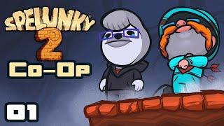 We Are Agents And Victims Of Chaos! - Let's Play Spelunky 2 [Co-Op With  @Retromation ] - Part 1