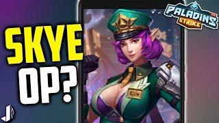 Skye OP on Mobile? Paladins Strike Gameplay (Android)