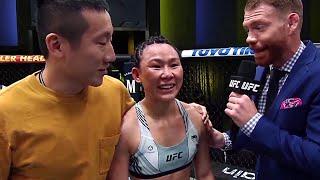 Yan Xiaonan Octagon Interview | UFC Vegas 61