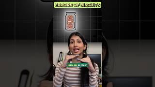 Types of Errors in Coding explained using biscuits