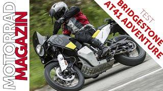 Adventure-Reifen-Test mit Bridgestone AT41 – Vorwiegend auf Asphalt und ein bisschen auf Schotter