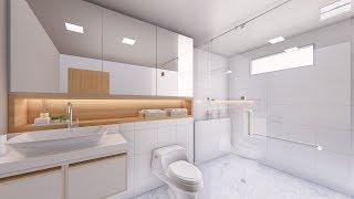 SPEED BUILD 07 -  BATHROOM (SKETCHUP + LUMION 8 PRO RENDER)