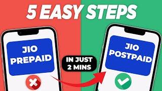 Jio Prepaid to Jio Postpaid- Step-by-Step Guide [No Document Needed!] (Hindi)