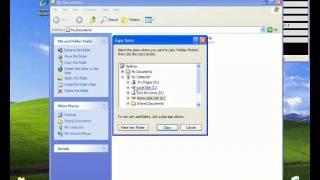 Copying Files and Folders to a Memory Stick in Windows XP