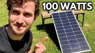How Much Energy Does a 100 Watt Solar Panel Produce?