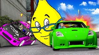 MS LEMONS DESTROYED OUR RACING CARS! (Garry's Mod)