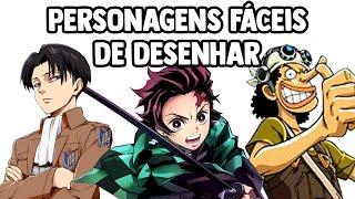 DESENHANDO PERSONAGENS DE MANGÁ PASSO A PASSO - DESENHOS FÁCEIS