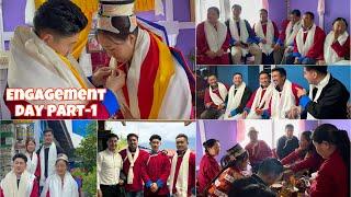 Part-1 Engagement day of my nephew, blessings from elders (Temri) and other rituals. #Montraditional