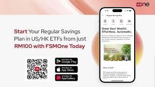 Start Regular Savings Plan (RSP) in US/HK ETFs from just RM100! | FSMOne