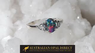 Opal Rings, Opal Wedding Rings, Black Opal Rings - Australian Opal Direct | Worldwide Shipping