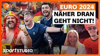 Hammer Stimmung, mega Fans! So verrückt ist die Fußball-EM | Vlog | sportstudio