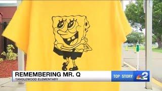 Tanglewood Elementary honors teacher who died of COVID-19 with Spongebob spirit day