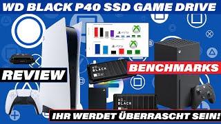 WD Black P40 SSD Game Drive für PC, PS5 & Xbox Series X | PS5 External Hard Drive Setup & Benchmarks