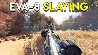 Slaying With The EVA-8 Auto! - Apex Legends