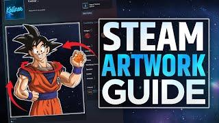 HOW TO MAKE ANIMATED ARTWORK ON STEAM | FREE | FULL TUTORIAL | 2024