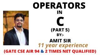 operators in C |  comma operator in C |  comma as a separator | comma as a operator