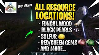 ARK Lost Island - All Resource Locations!