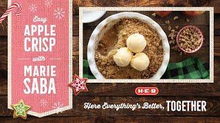 Easy Apple Crisp with Marie Saba