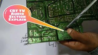 CRT TV Repairing Audio section explain in hindi #part5