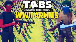 TABS New WORLD WAR 2 Armies! - Totally Accurate Battle Simulator: New Custom Units Update