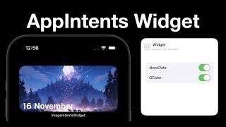 WidgetKit: image widget with AppIntents