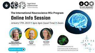 The International Neuroscience MSc program at the Sagol School of Neuroscience