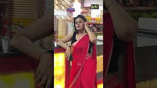 Gayathri Mayuri looking beautiful in red saree #gayathrimayori