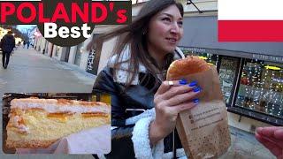 6 Poland DESSERTS - AMAZING!! (Trying Polish desserts in Warsaw, Poland)