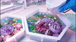 Making Resin Floral Bookends for Wedding Souvenirs • Resin Art • Resin Crafts • artificial flowers