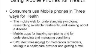 Introduction to Mobile Health Technologies