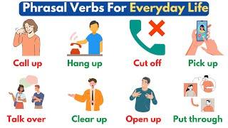 Communication: Phrasal Verbs | Phrasal Verbs With Sentences | English Vocabulary