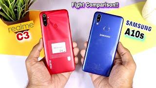 Realme C3 vs Samsung A10s Comparison - Speed Test| Camera Test & Details [Hindi/Urdu]