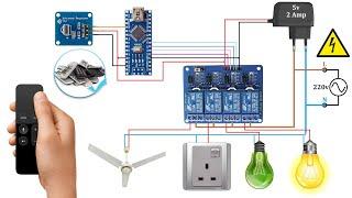 How to make IR Remote Controlled Home Appliances using Arduino | How to Decode IR Remote
