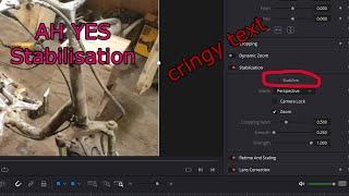 stabilize clip in resolve  - DaVinci Resolve