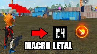 MACRO ZC4XX para DAR TODO ROJO en FREE FIRE 2024  AUTOAPUNTADO HEADSHOT  Macro Android 