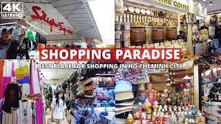 Waking in Saigon Square | The Shopping Paradise in Ho Chi Minh City Vietnam | Walking Tour [4K]