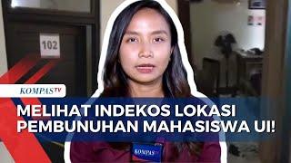 Ini Indekos yang Jadi Lokasi Pembunuhan Mahasiswa UI! Kamar Almarhum MNZ Masih Diberi Garis Kuning