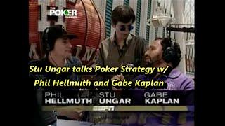 Stu Ungar talks Poker Strategy with Phil Hellmuth