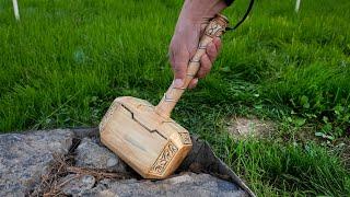 Old Poplar into a Heavy THOR'S HAMMER - MrTinkerer