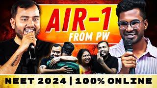 PW CREATED HISTORY!! ⭐️ NEET 2024 Results | AIR 1 from PW 