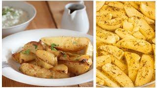 Greek Lemony Roasted Potatoes 2 Ways: Patates Lemonates