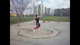 Bacanje diska 42,5m / Discus throw (training) Grnovic