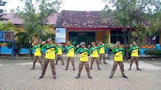 JOGET KOMANDO Pramuka SMP N 1 Trimurjo Lampung Tengah