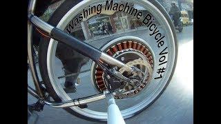 Washing Machine brushless motor on a bicycle #vol1