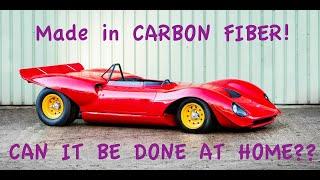 Starting to make a carbon fiber car body in a home garage